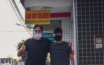 Terceira foto com Filho